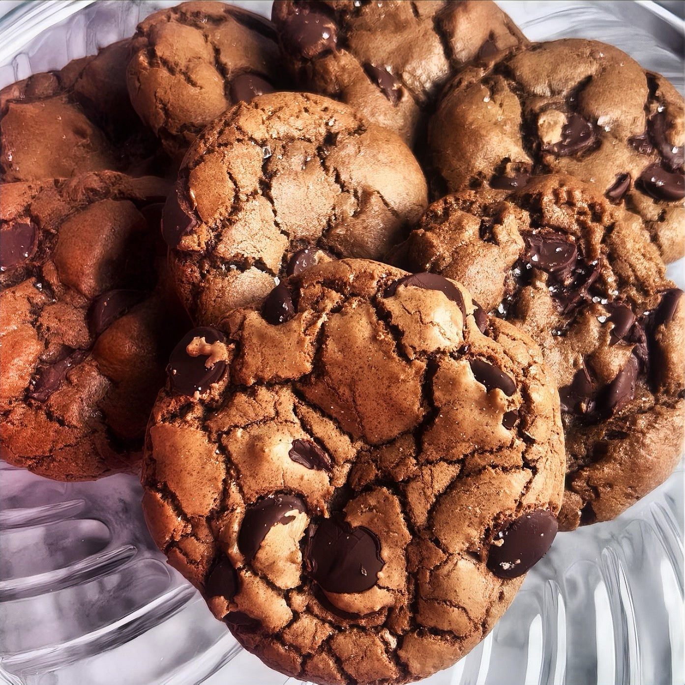 Double Chocolate Raspberry Cookies - Individual