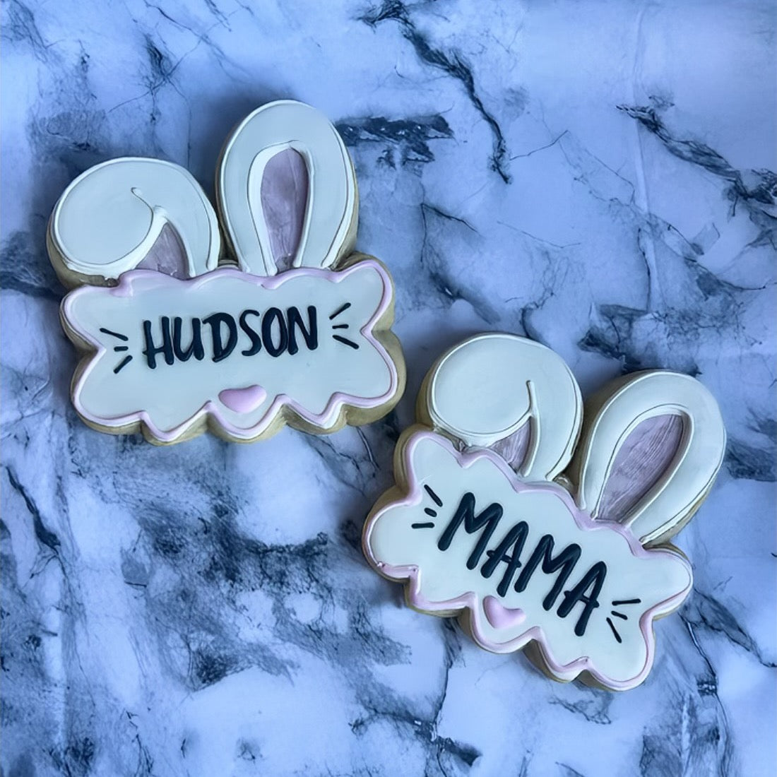 Easter Bunny Personalized  Cookie