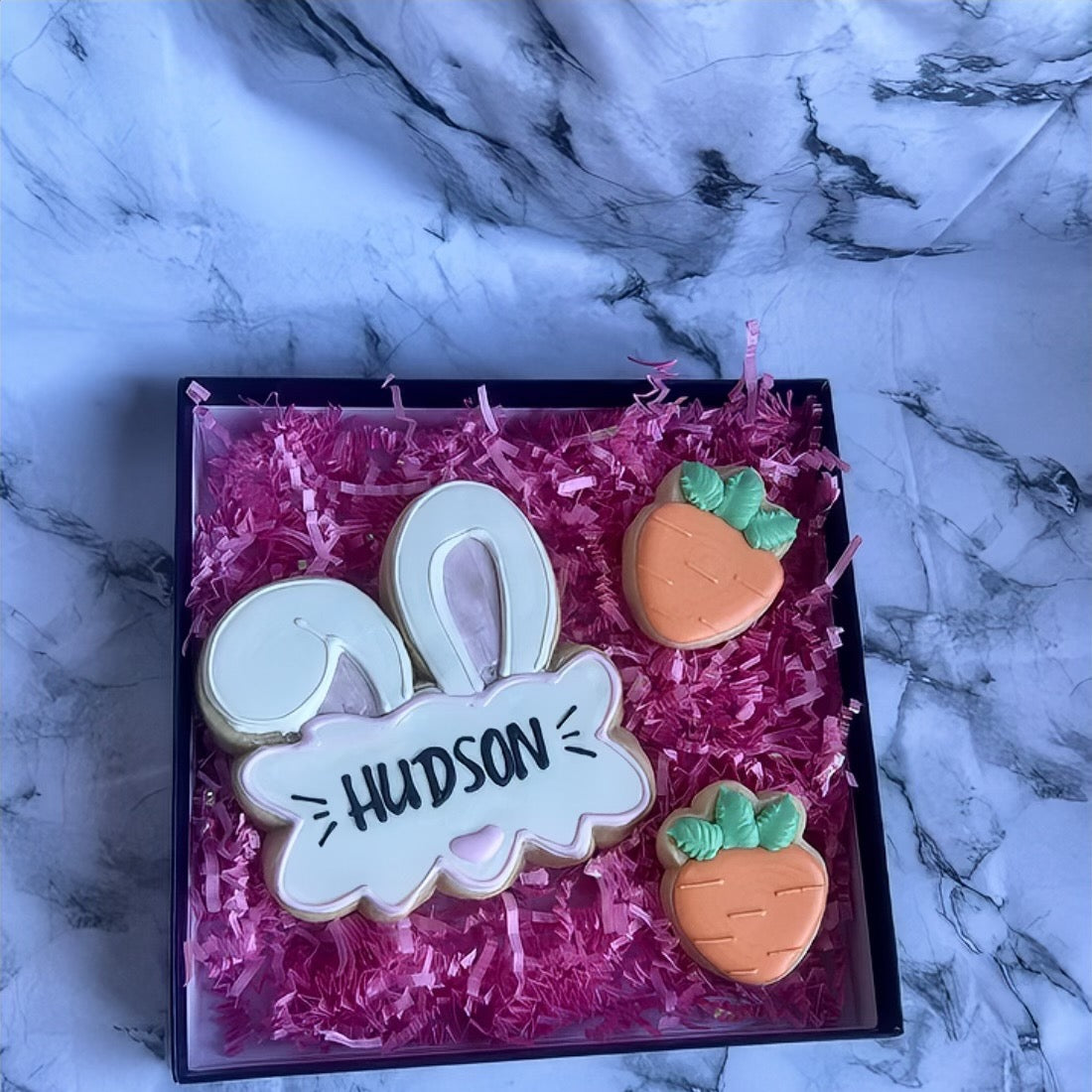 Easter Bunny Personalized  Cookie Set
